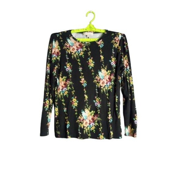 Philosophy Republic Clothing Long sleeve Blouse Womens Large Multicolored Floral - Picture 1 of 9